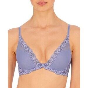 Natori Natori Womens Feathers Lace C Bluebell 34DD